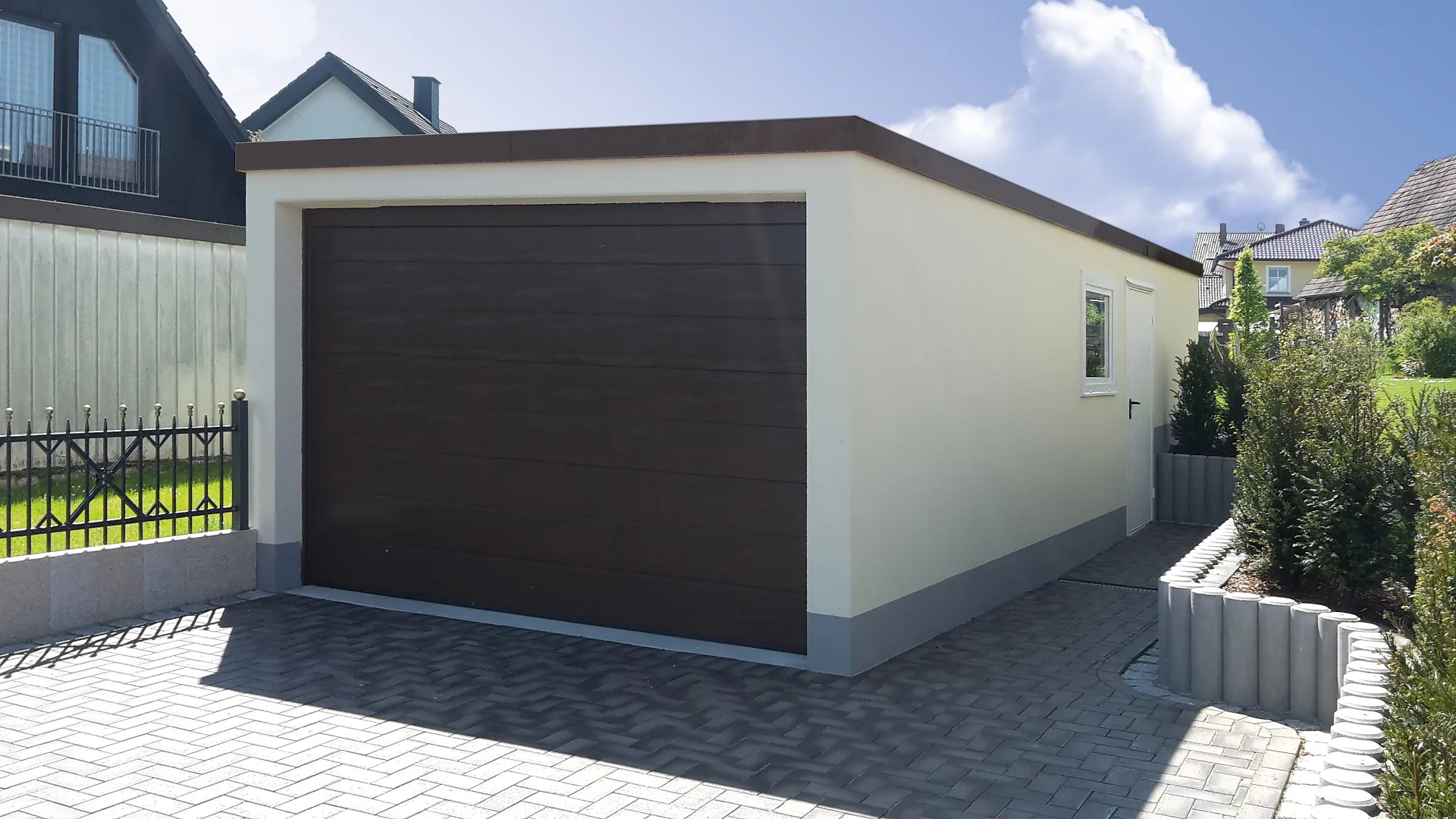 Einzelgarage (Beton-Fertiggarage) – rekers einzelgarage