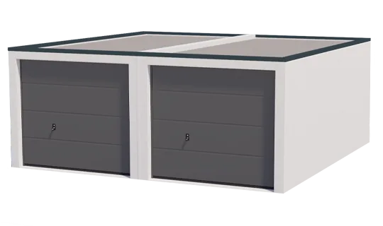 Doppelgarage aus Beton – zapf doppelgarage beton