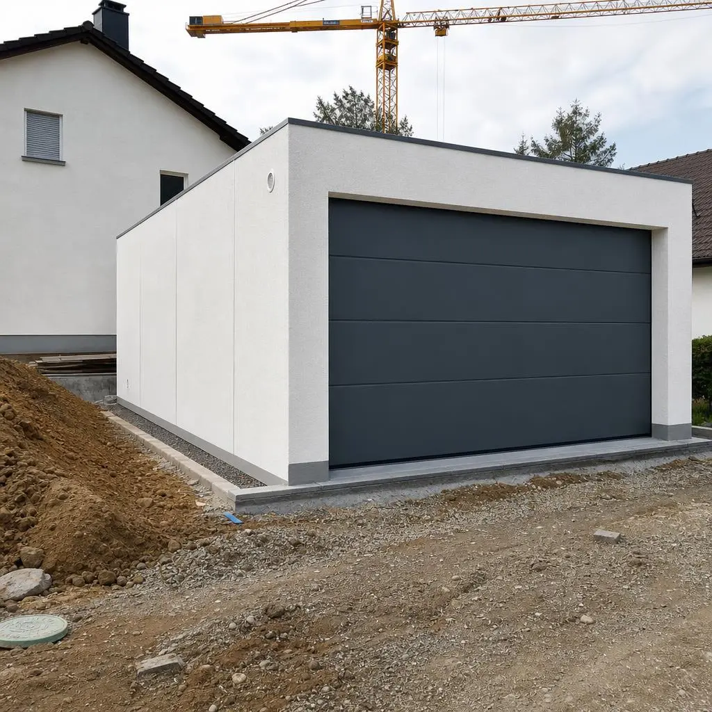 Fertiggarage aus Beton — in der Schweiz gilt die kommunale Baubewilligungspflicht in allen 26 Kantonen